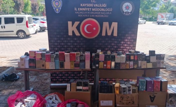 Kayseri’de ’kaçak parfüm’ operasyonu: 2 gözaltı
