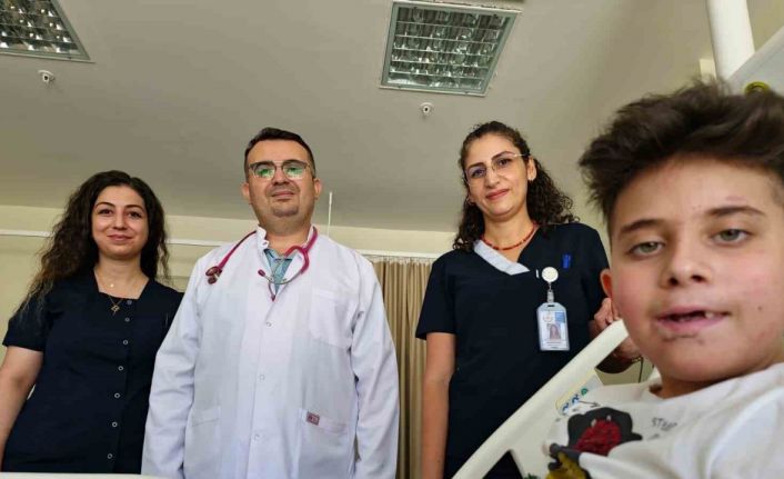 Kayseri’de kamyonun çarptığı çocuk, palyatif servisinde sevgiyle iyileşiyor