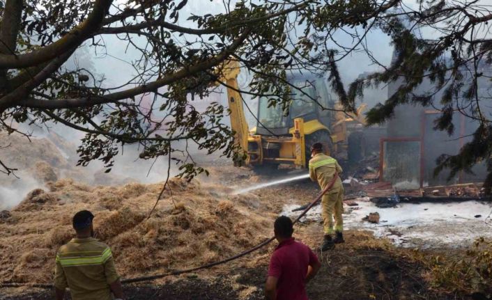 Keşan’da anız yangını akaryakıt istasyonuna metreler kala kontrol altına alındı