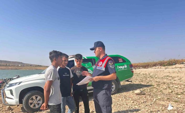 Kilis’te Jandarmadan balıkçılara bilgilendirme