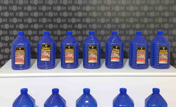 Kırıkkale’de kaçak alkol operasyonu: 60 litre etil alkol ele geçirildi