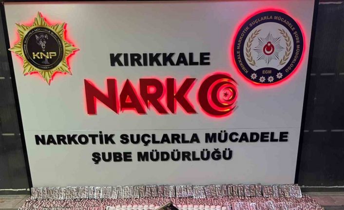 Kırıkkale’de uyuşturucu operasyonu: Binlerce hap ele geçirildi