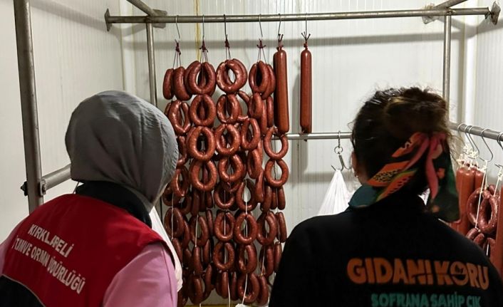 Kırklareli’nde et işletmeleri denetlendi