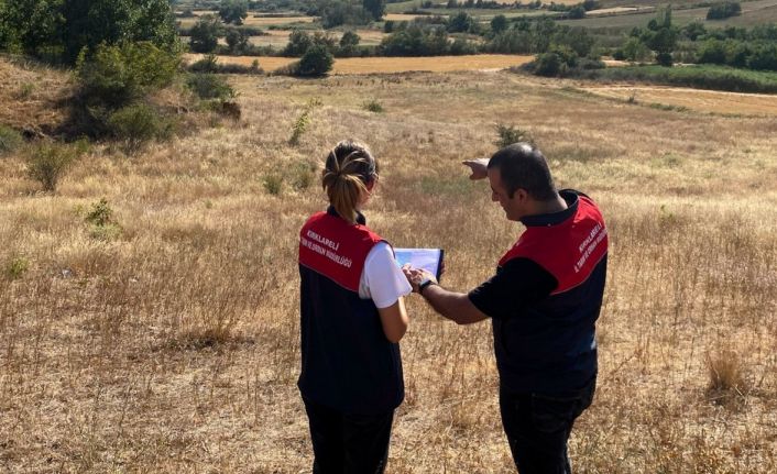 Kırklareli’nde işlenmeyen tarım arazileri tespit ediliyor