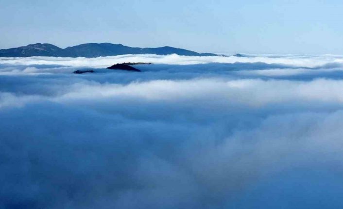 Kocadaz Tepesi’nde kartpostallık görüntüler oluştu