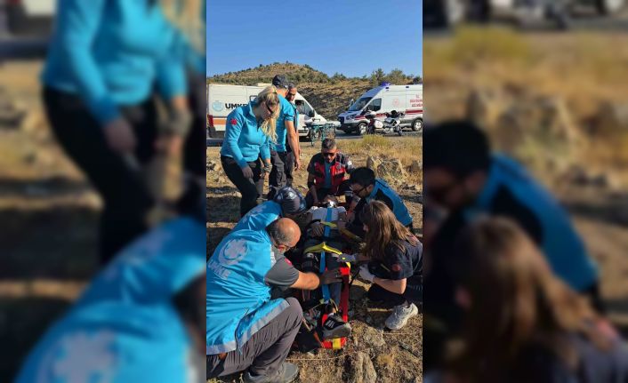 Kontrolden çıkan otomobil devrildi: 3 yaralı