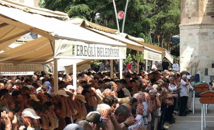 Konya’da kazada ölen motosiklet sürücüsü son yolculuğuna uğurlandı