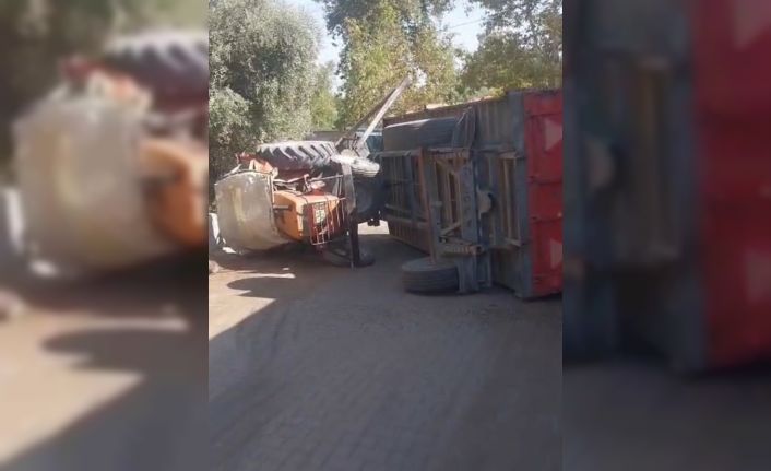 Kozan’daki traktör kazasında 1 kişi yaralandı