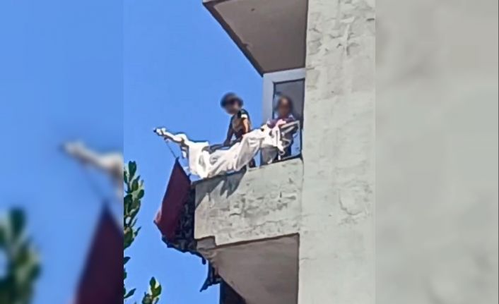 Küçük çocuklar yürekleri ağza getirdi