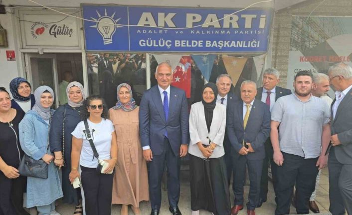Kültür ve Turizm Bakanı Ersoy, Gülüç’te temaslarda bulundu