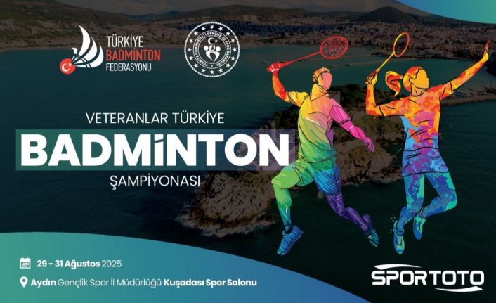 Kuşadası, Badminton Veteranlar Türkiye Şampiyonası’na ev sahipliği yapacak