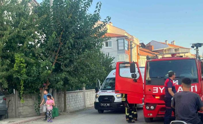 Kütahya’da yangın ihbarına giden ekipler mangalla karşılaştı