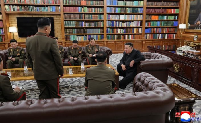 Kuzey Kore lideri Kim, Kursk cephesinden dönen komutanları ağırladı