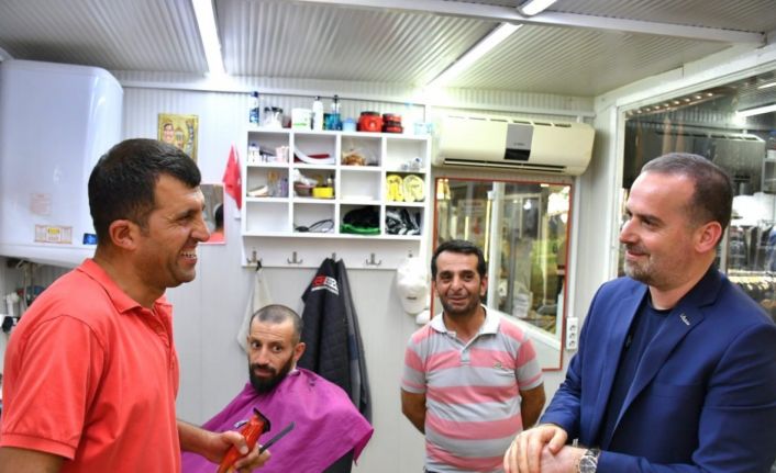 MAGİNDER Başkanı Karademir Kanalboyu esnafı ile bir araya geldi