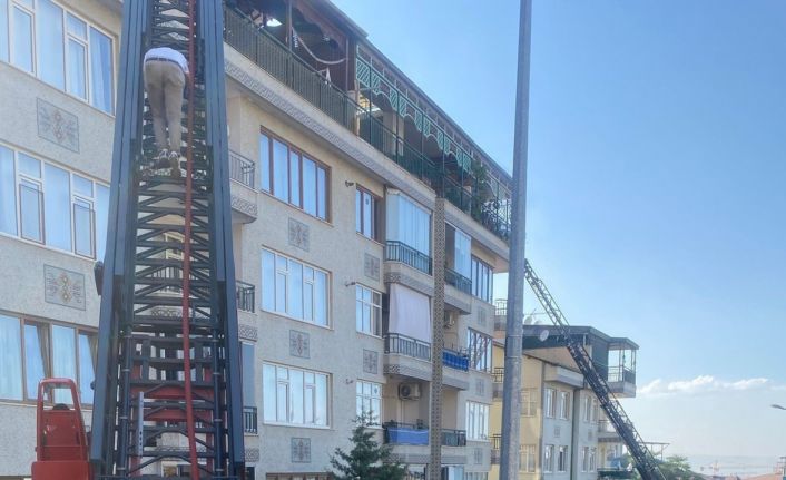 Malatya’da ev yangını