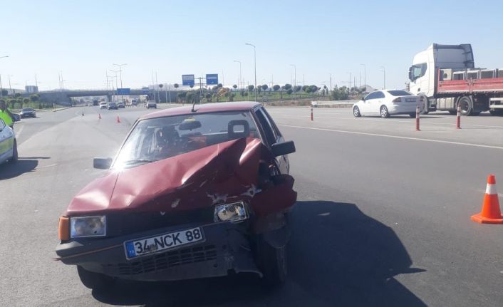 Malatya’da iki otomobil çarpıştı: 2 yaralı