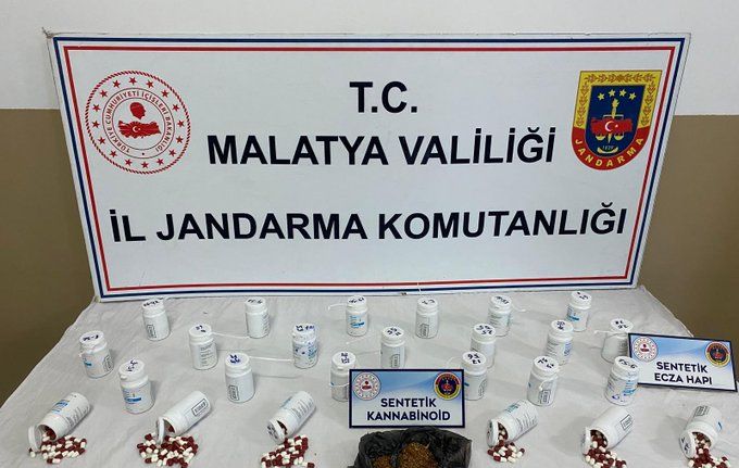 Malatya’da jandarmadan uyuşturucu operasyonu