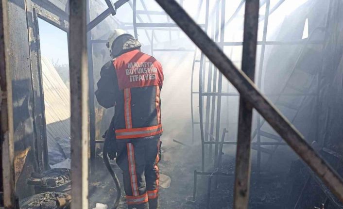 Malatya’da konteynerde yangın