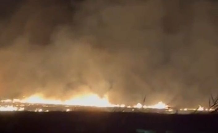 Malatya’da korkutan anız yangını