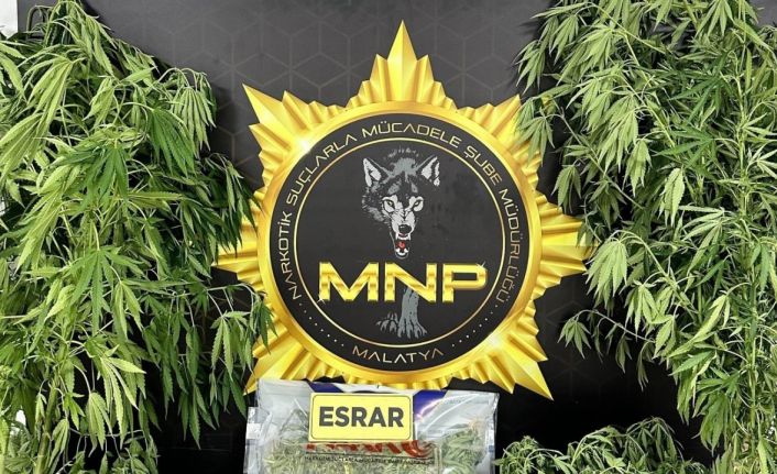 Malatya’da uyuşturucu operasyonu