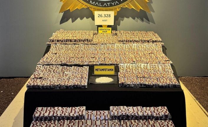 Malatya’da zehir tacirlerine büyük darbe: 5 gözaltı