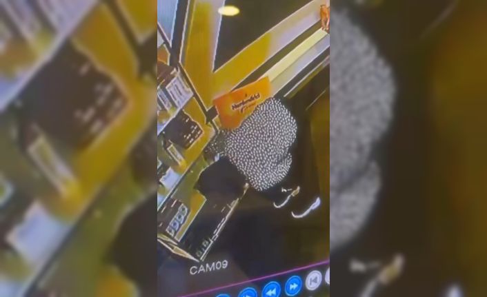 Maltepe’de güzellik merkezinde hırsızlık anı kameralarda