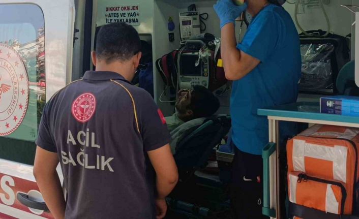 Manavgat’ta motosiklet kazası: 1 yaralı