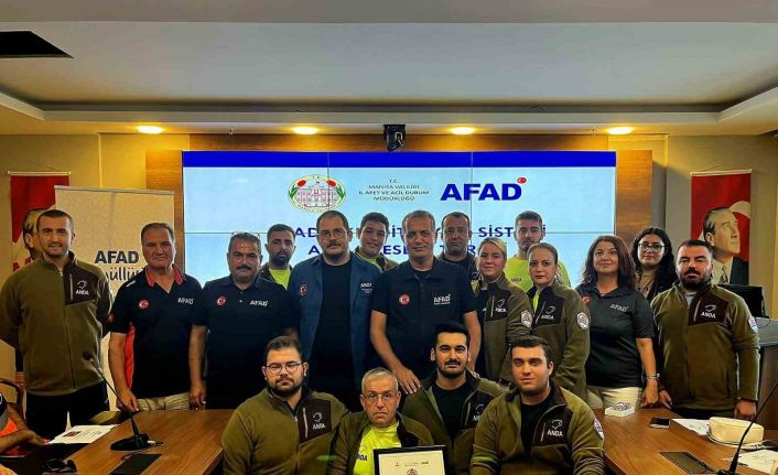 Manisa ANDA Arama Kurtarma Derneği akreditasyon belgesini aldı