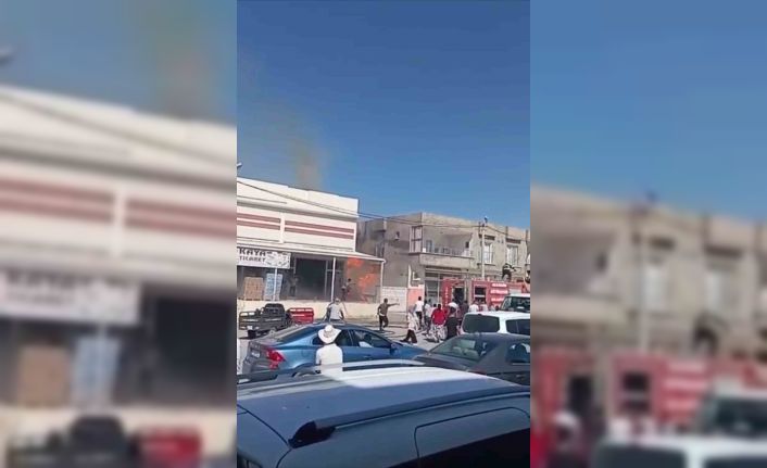 Mardin’de paletlerden çıkan yangın paniğe neden oldu