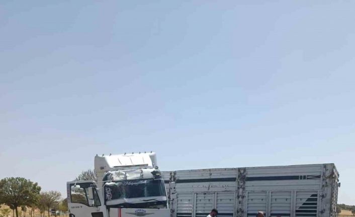 Mardin’de tır ile otomobil çarpıştı: 2 yaralı