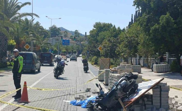 Marmaris’te Motosiklet can aldı