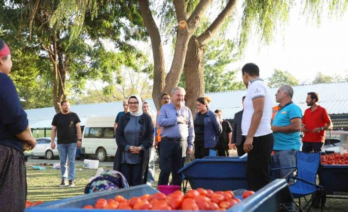 Melikgazi’de Salça günleri devam ediyor