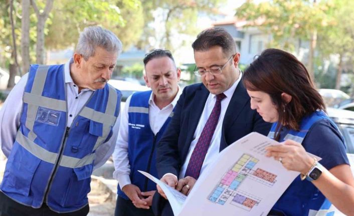Menteşe’de devam eden yatırımlar yerinde inceledi