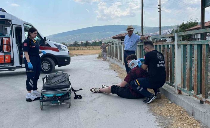 Menteşe’de motosiklet kazası: 1 yaralı