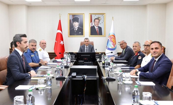 Mersin’de güvenlik ve asayiş toplantısı yapıldı