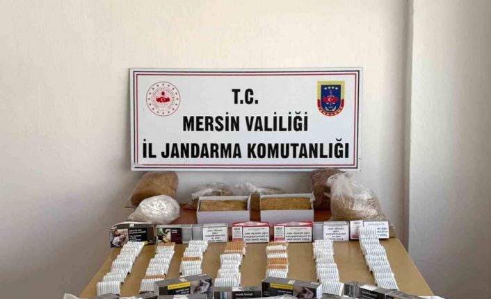 Mersin’de kaçak makaron operasyonu: 3 gözaltı