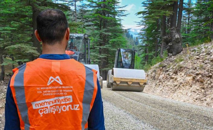 Mersin’de yayla yolu 50 kilometreden 18 kilometreye düştü