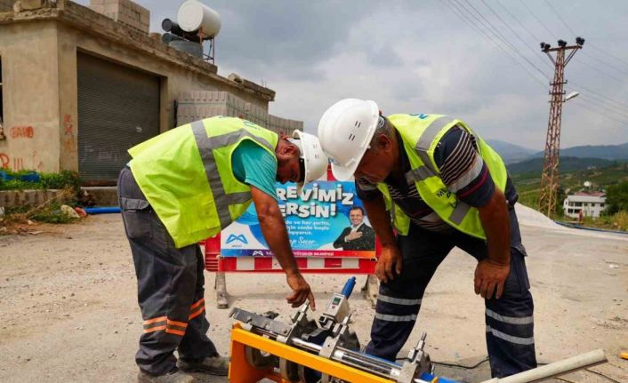 MESKİ, altyapı hattı çalışmalarını sürdürüyor