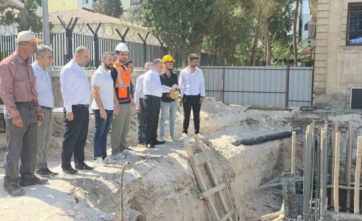 Midyat Belediyesi ek hizmet binasının temeli atıldı