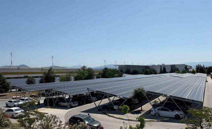 Milas-Bodrum Havalimanı’nda güneş enerjisi santrali kurulumu tamamlandı