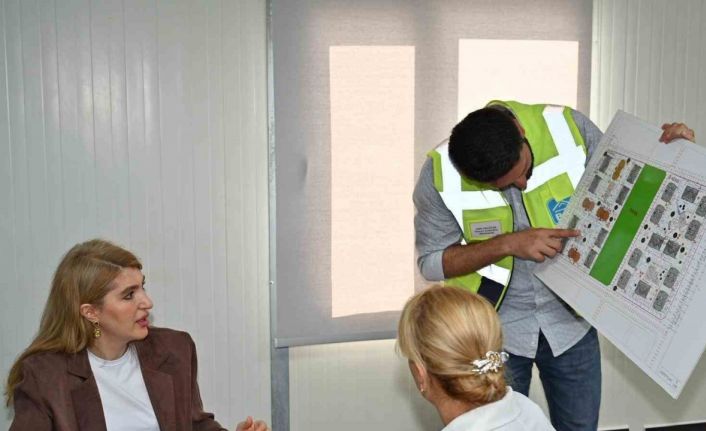 Milletvekili Ölmeztoprak TOKİ şantiyesi ve örnek daireyi inceledi