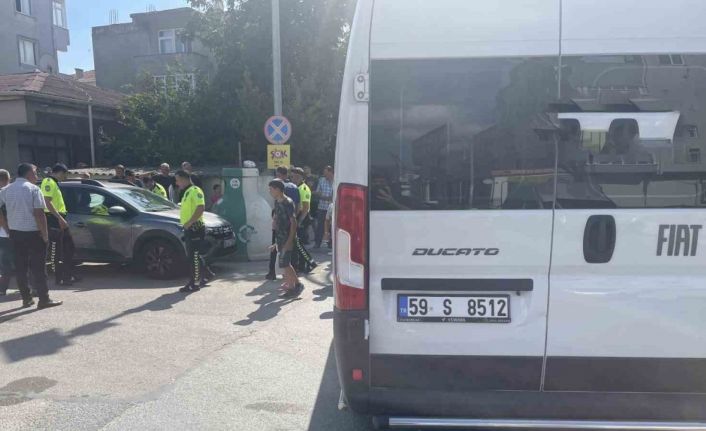 Minibüsle otomobil çarpıştı: 1 yaralı