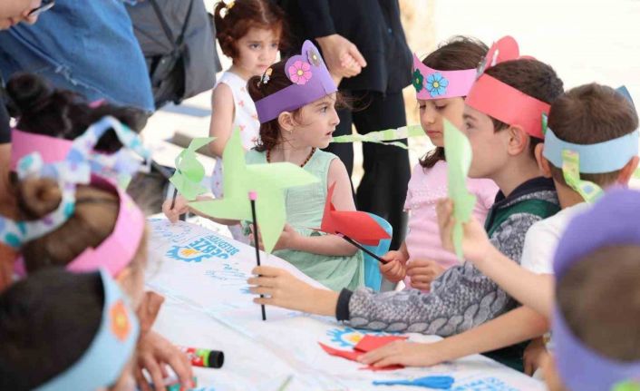 Minikler atölye keyfini çıkardı