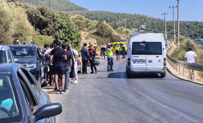 Muğla’da hafif ticari araçla motosiklet kafa kafaya çarpıştı: 1 ölü