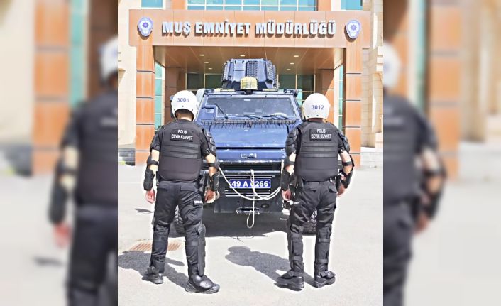 Muş polisinden suça geçit yok