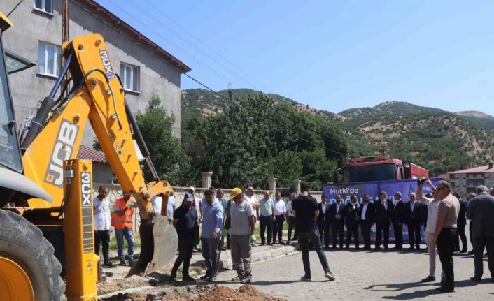 Mutki’de doğal gaz sevinci