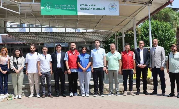 Nazilli Gençlik Merkezi’nde incelemelerde bulunuldu