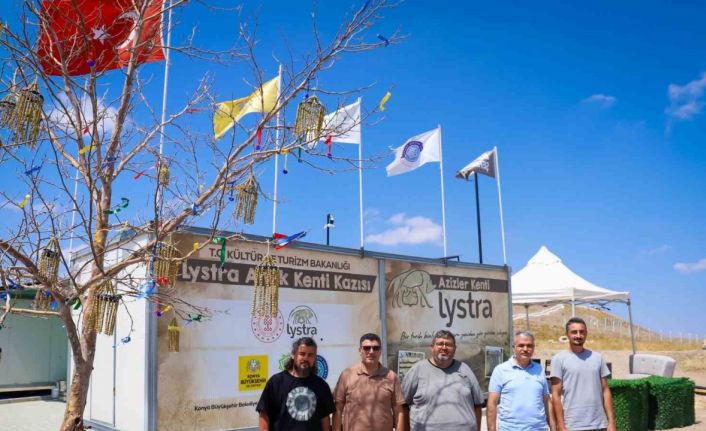 NEÜ Rektör Yardımcıları Lystra Antik Kenti’nde incelemelerde bulundu