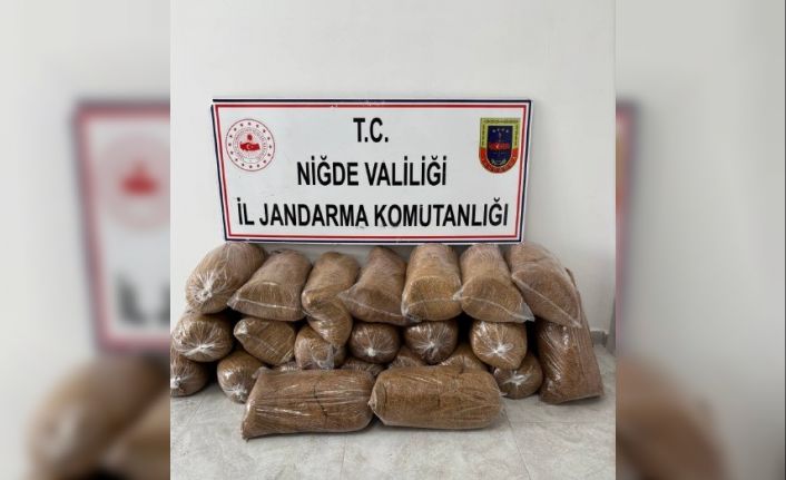 Niğde’de 120 kilo kaçak tütün ele geçirildi