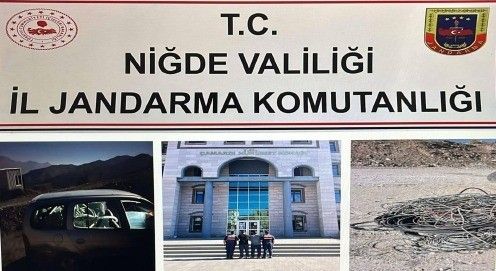 Niğde’de aranan şahıslar ve kablo hırsızlığı şüphelileri yakalandı